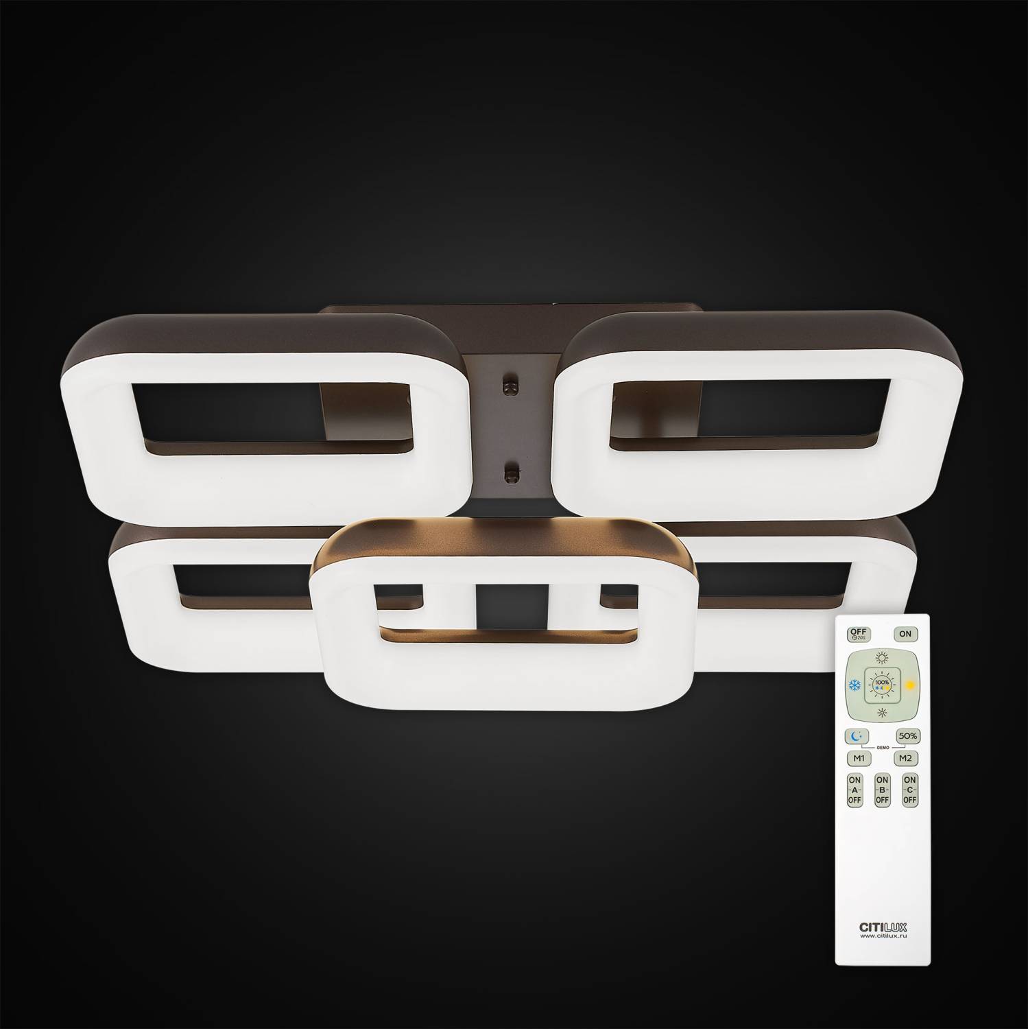 Потолочная люстра с пультом Паркер Citilux CL225255R