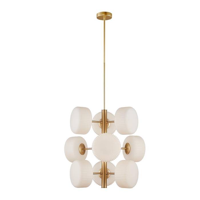 Люстра подвесная 9*G9 MD.9366-9-P-MGD