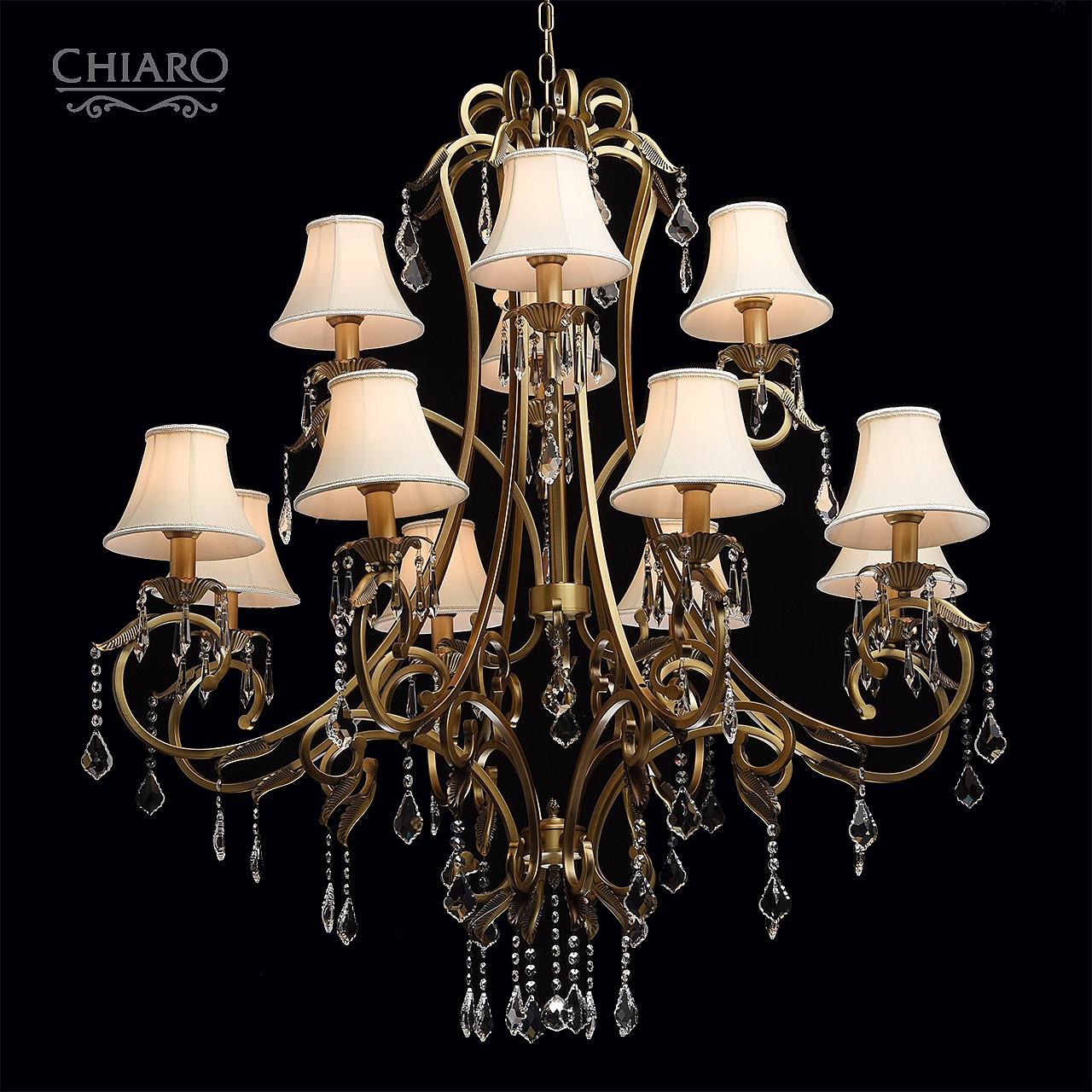 Люстра многоярусная София 355010612 Chiaro