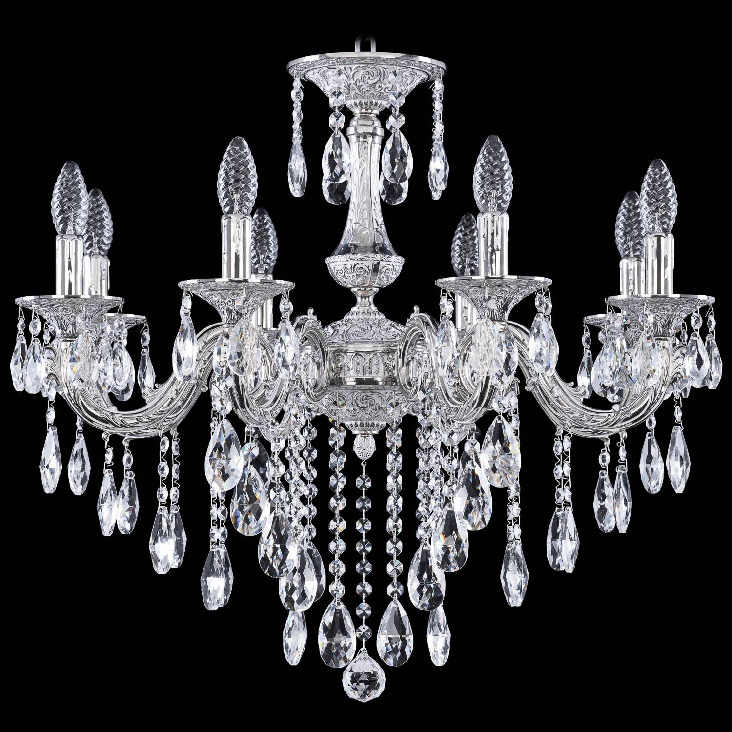 Подвесная хрустальная люстра 7101 Bohemia 71101/8/210 B NW