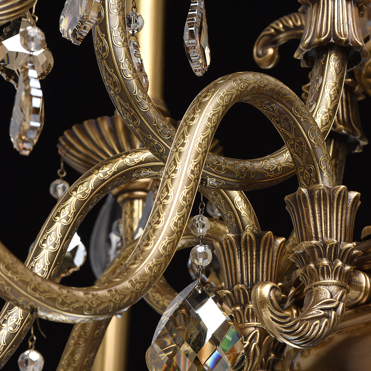 Подвесная хрустальная люстра Габриэль Chiaro 491011215