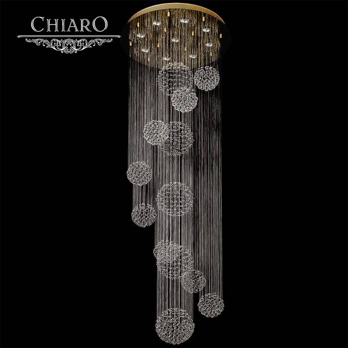 Люстра каскадная Chiaro 384012409 Люстра каскадная Chiaro 384012409