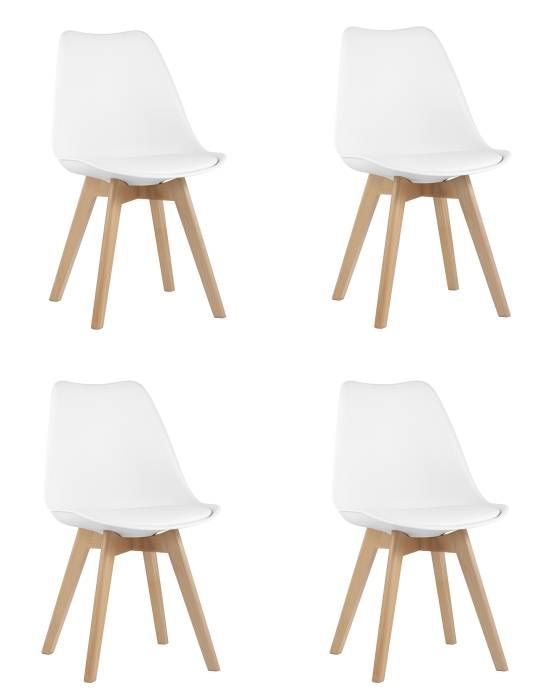 Комплект стульев Stool Group Frankfurt Y863-V seat white X4