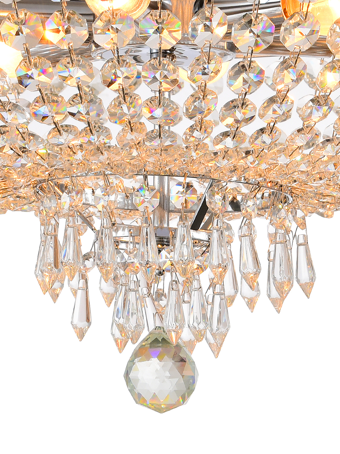 Потолочная люстра Natali Kovaltseva Barocco BAROCCO 81404/6C CHROME