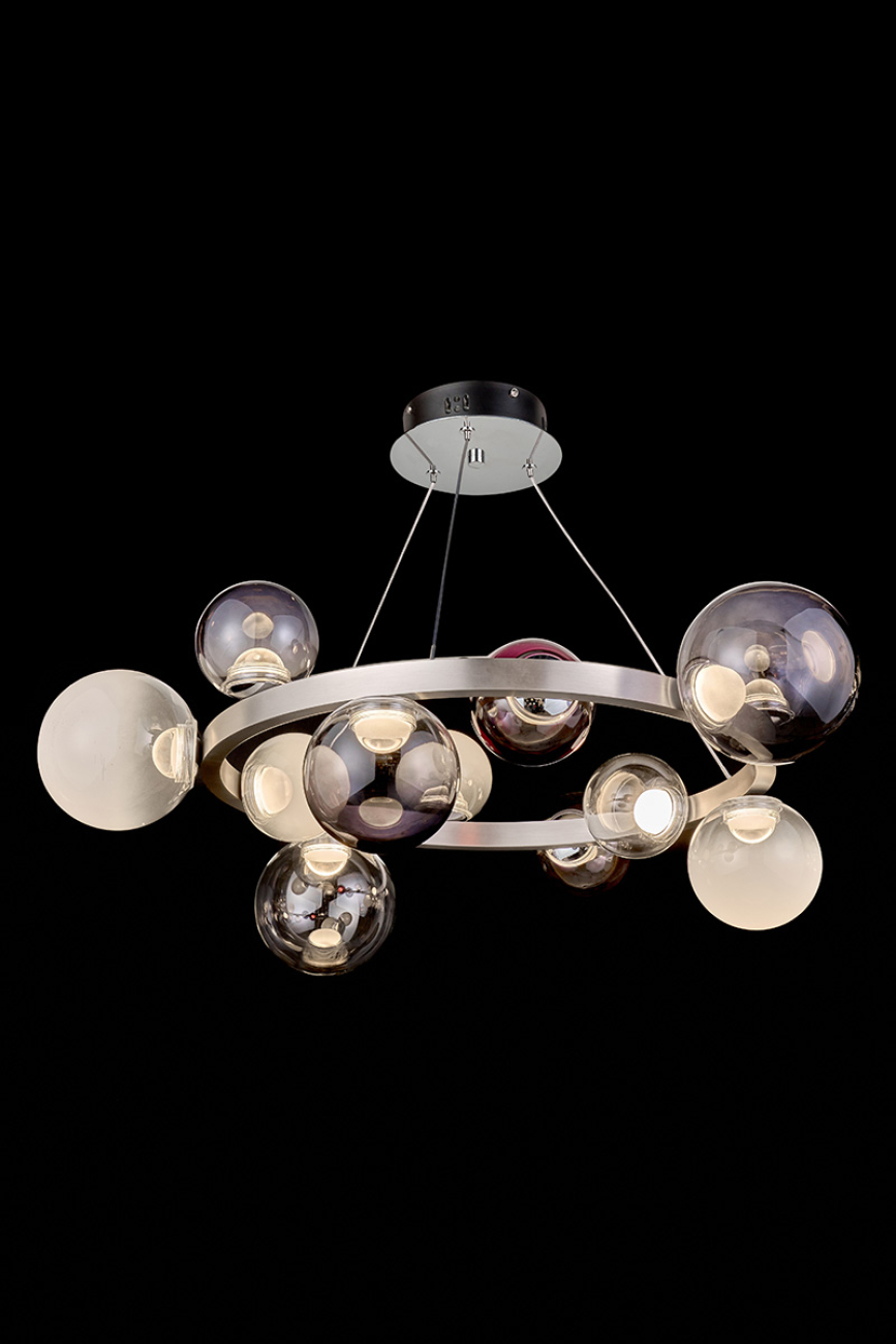 Подвесная люстра LEON Molecule LE7723/810 Chrome