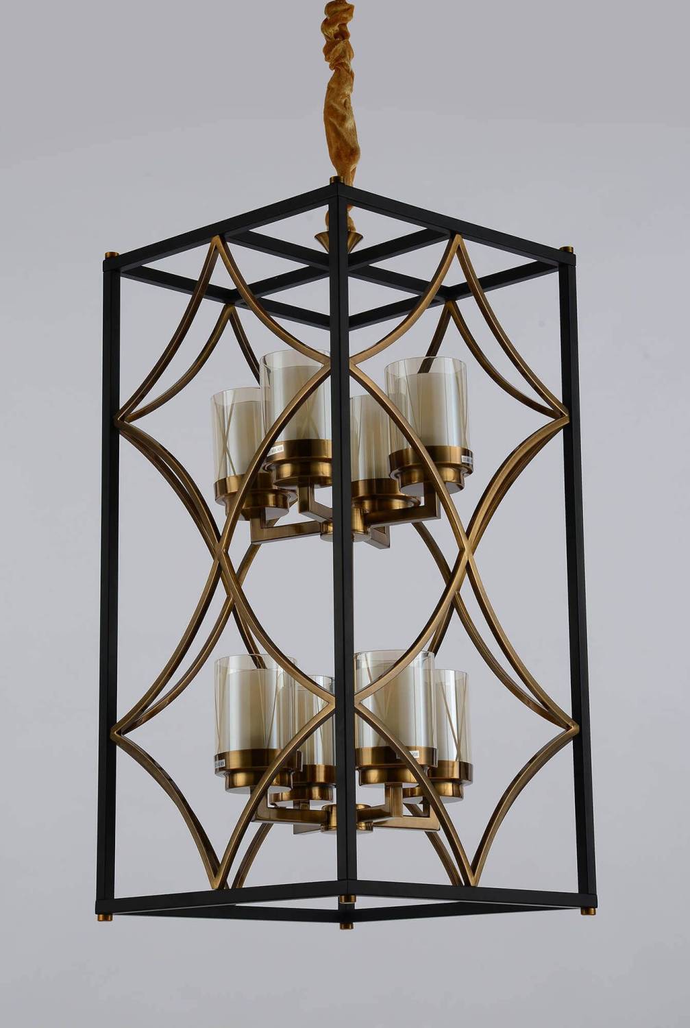 Подвесная люстра Lumina Deco LDP 1223-8 BK+MD