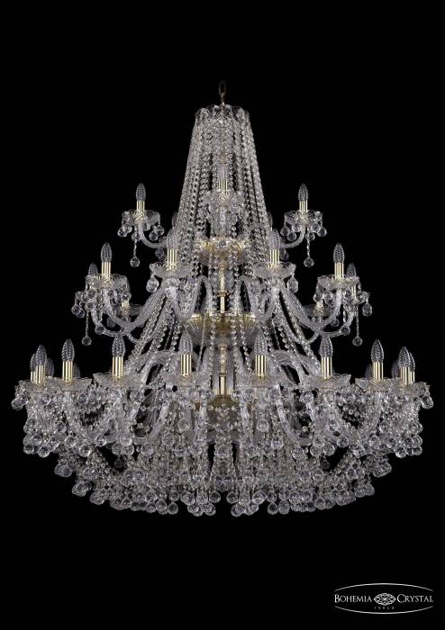 Подвесная хрустальная люстра 1409 Bohemia 1409/20+10+5/460/3d G
