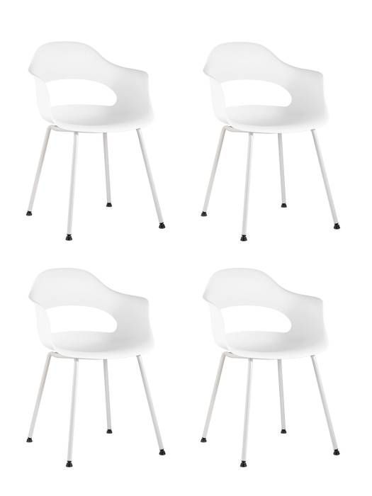 Комплект стульев Stool Group Lady SL-7018K white X4
