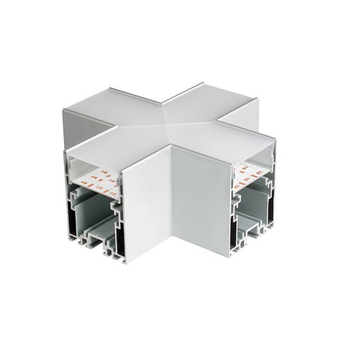 Крестовой угол в сборе для соединения четырех профилей Arlight S2-Line 021258