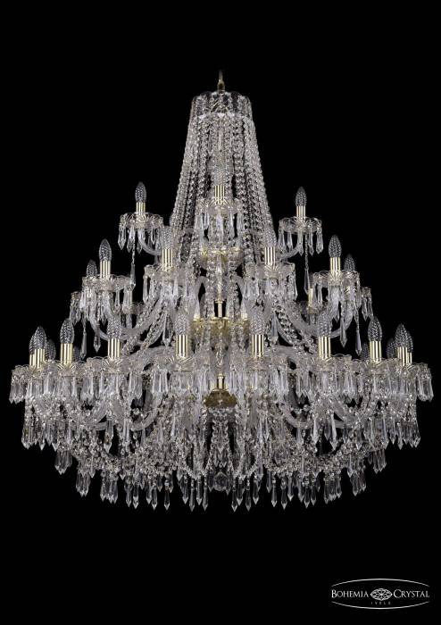 Подвесная хрустальная люстра 1403 Bohemia 1403/20+10+5/400/3d G