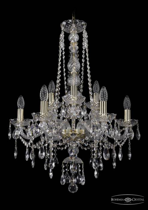 Подвесная хрустальная люстра 1415 Bohemia 1415/6+3/200/h-77 G