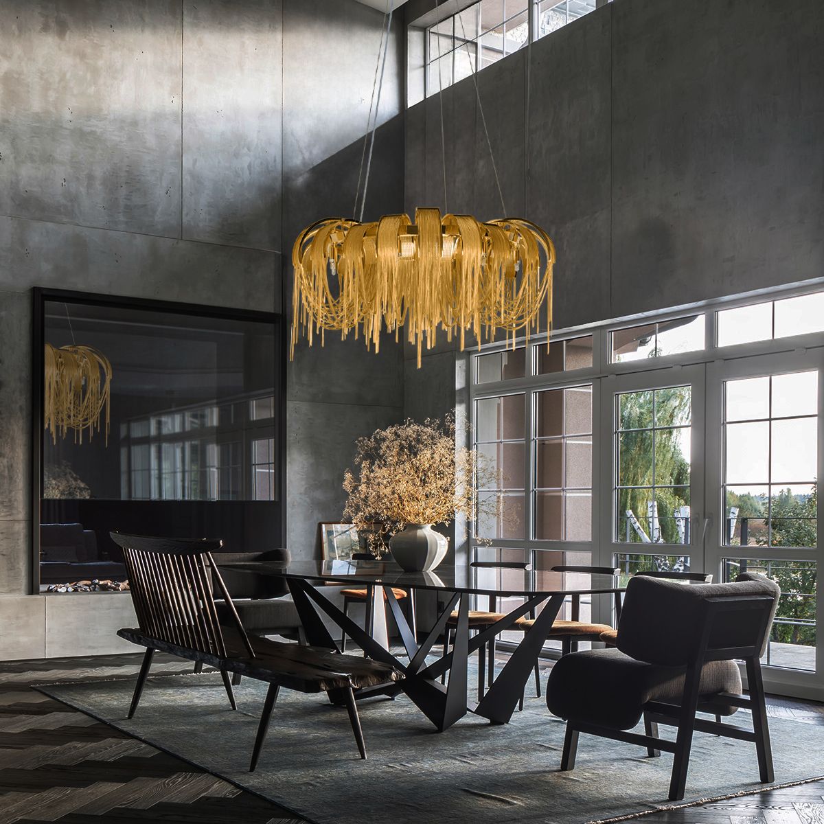 Подвесная люстра Loft It Volver 10404/650 GD