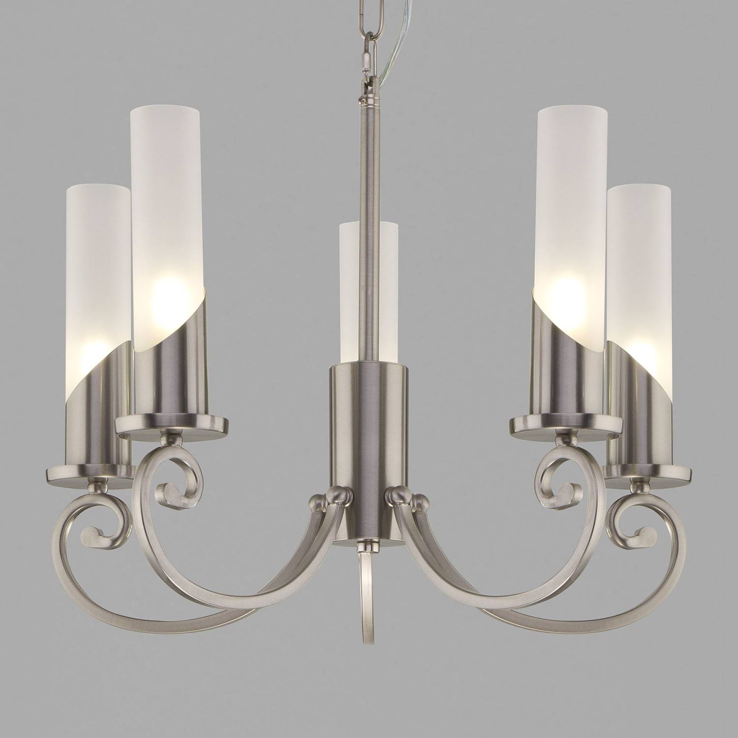 Подвесная люстра Eurosvet Banci 60117/5 никель Smart