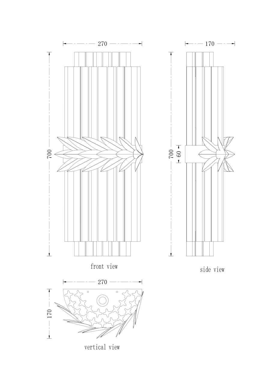 Настенное бра LEON Cesar LE1107-1