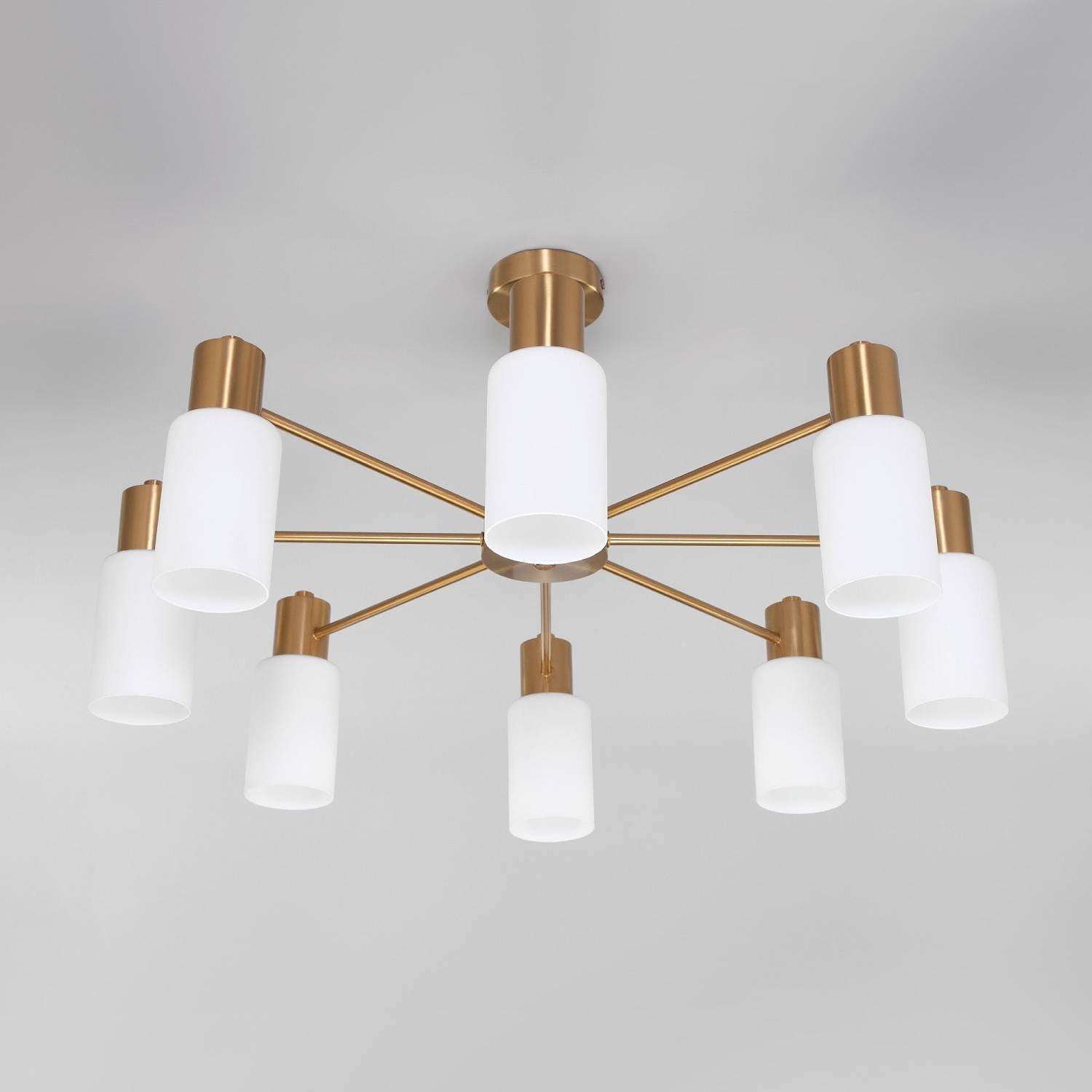 Потолочная люстра Eurosvet Vegga 70160/8 латунь Smart