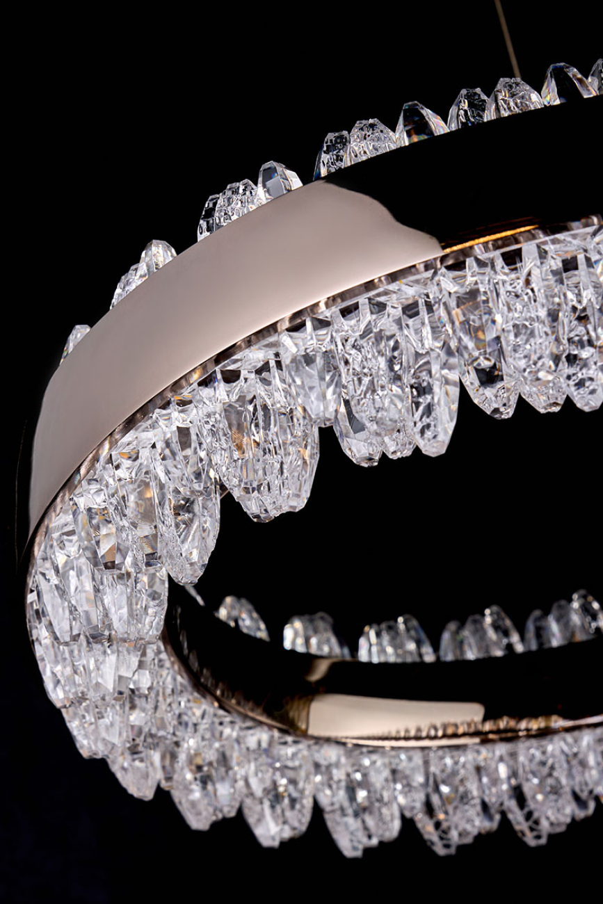 Подвесная люстра LEON Michel LE7720/1050L Black Chrome