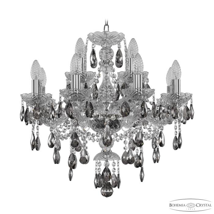 Подвесная хрустальная люстра 1415 Bohemia 1415/8+4/200 Ni K731