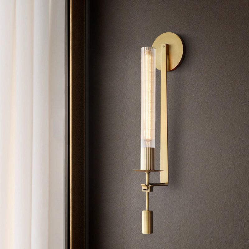 Настенное бра Delight Collection Wall lamp MT8615-1W antique brass