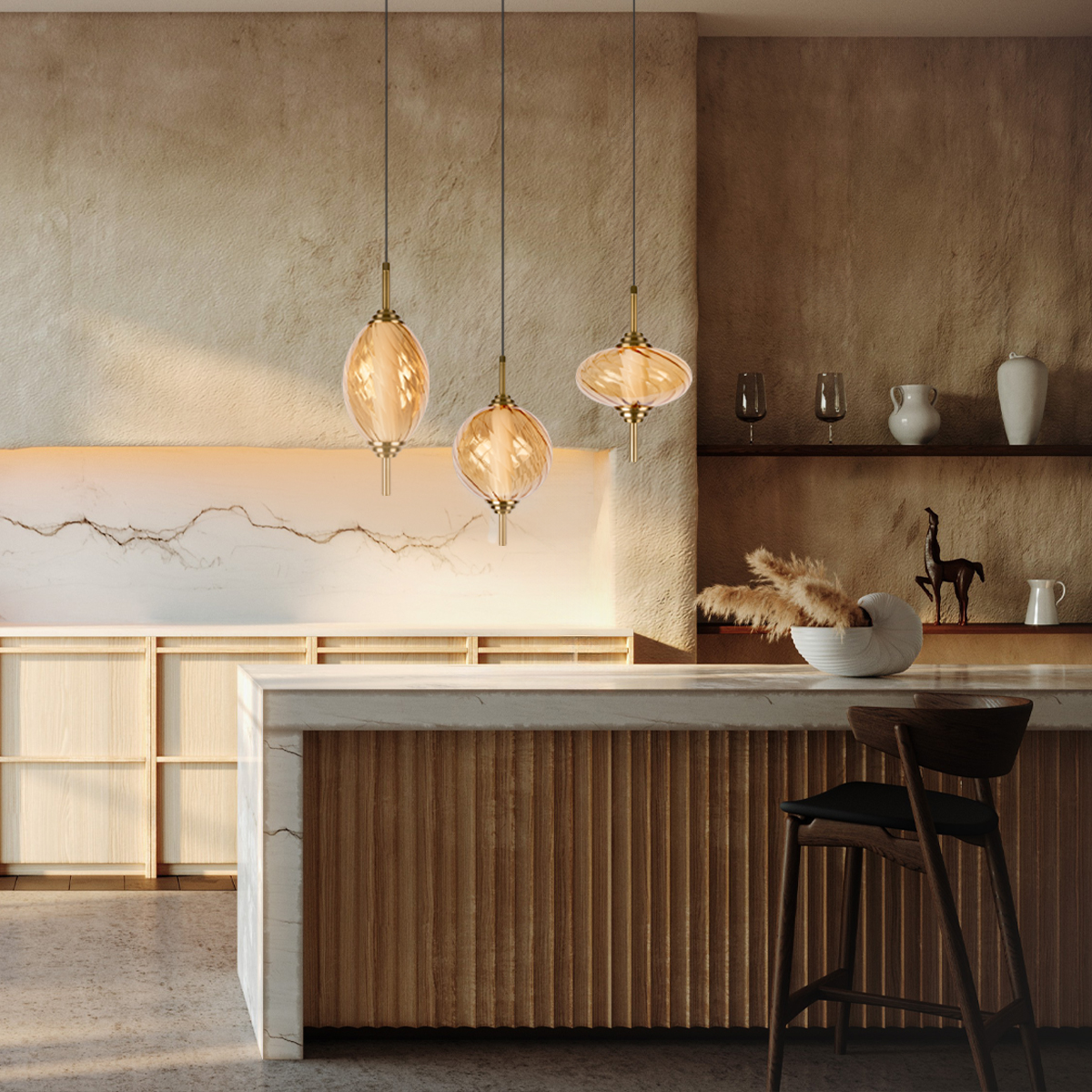 Светильник подвесной Loft It Helix 10421/A Amber