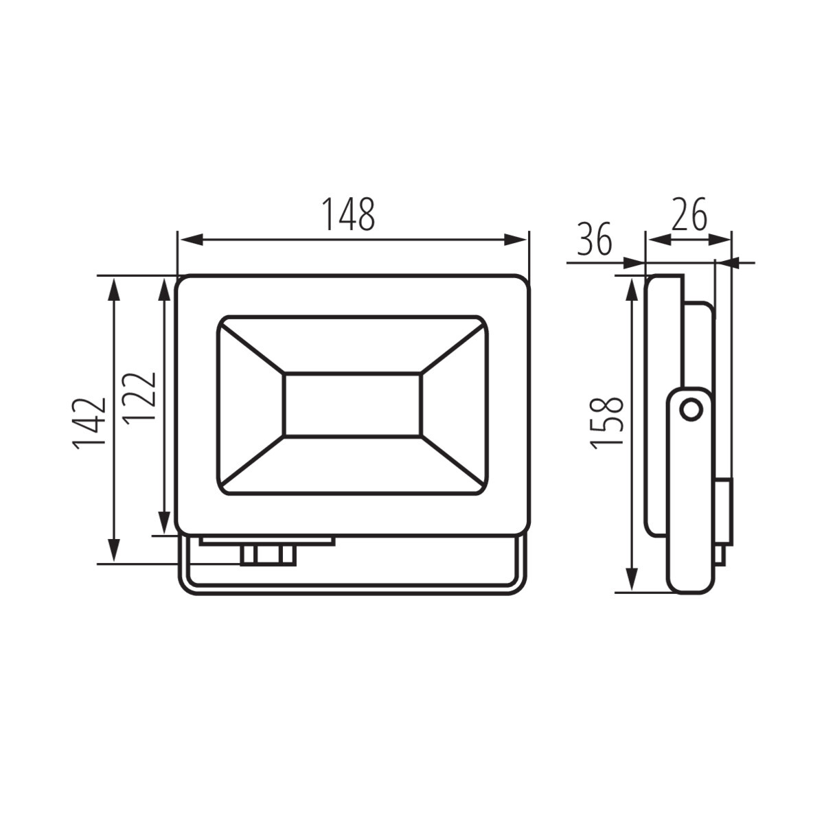 Прожектор уличный Kanlux Antem 33202