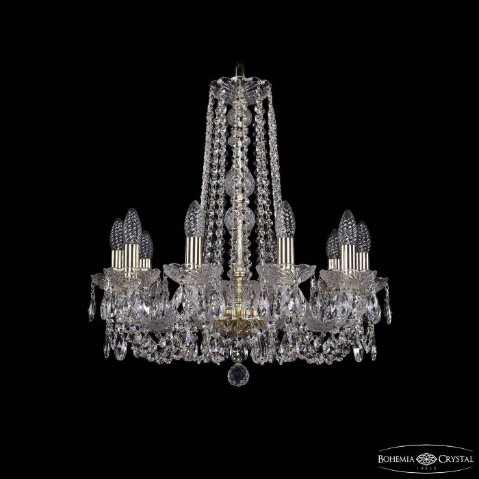 Подвесная хрустальная люстра 1402 Bohemia 1402/10/195/h-58 G