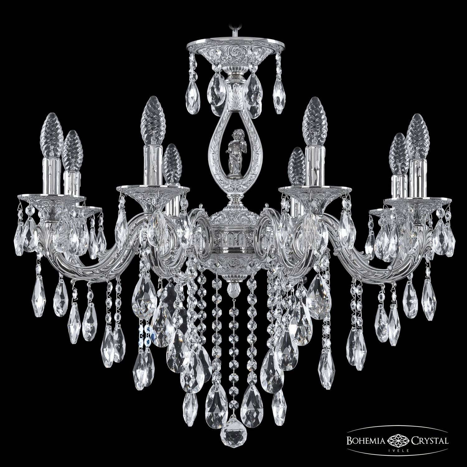 Подвесная хрустальная люстра 7101 Bohemia 71401/8/210 B NW FA4S