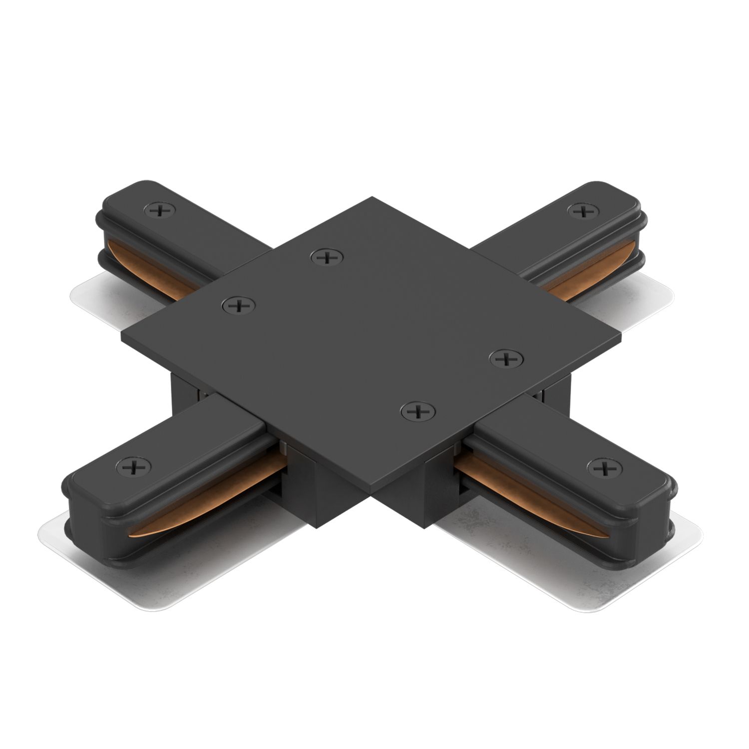 Соединитель X-образный (однофазный) для встраиваемого шинопровода Crystal Lux Clt 0.2211 CLT 0.2211 04 BL