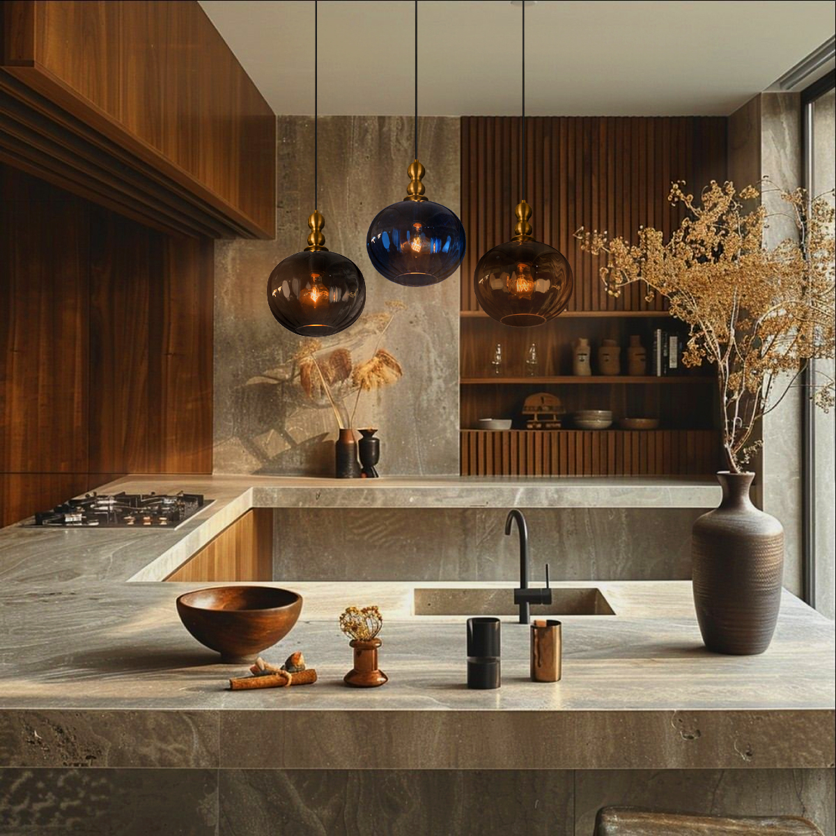 Светильник подвесной Loft It Melon 10426 Smoke