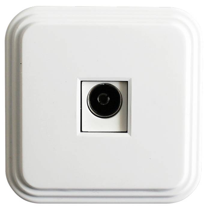 Розетка телевизионная 1-местная Stekker Брест 39705