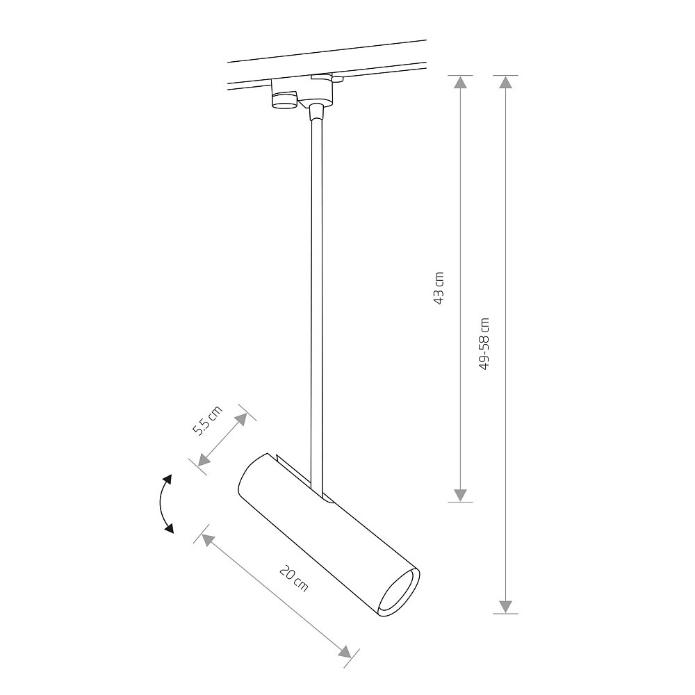 Трековый светильник Nowodvorski Profile Eye Super 9325