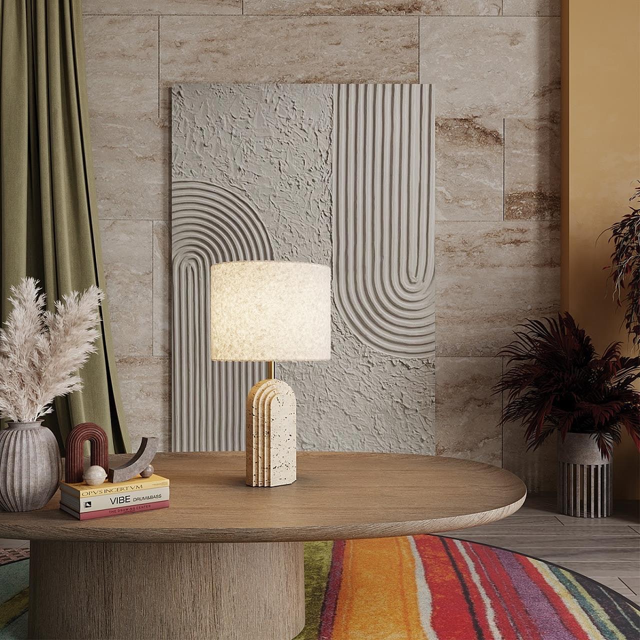 Настольная лампа Odeon Light Ondulato 7172/1T