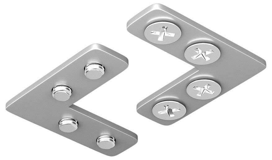 Соединитель угловой для шинопровода под натяжной потолок Hesby Lighting ElDeko HSBL_0075