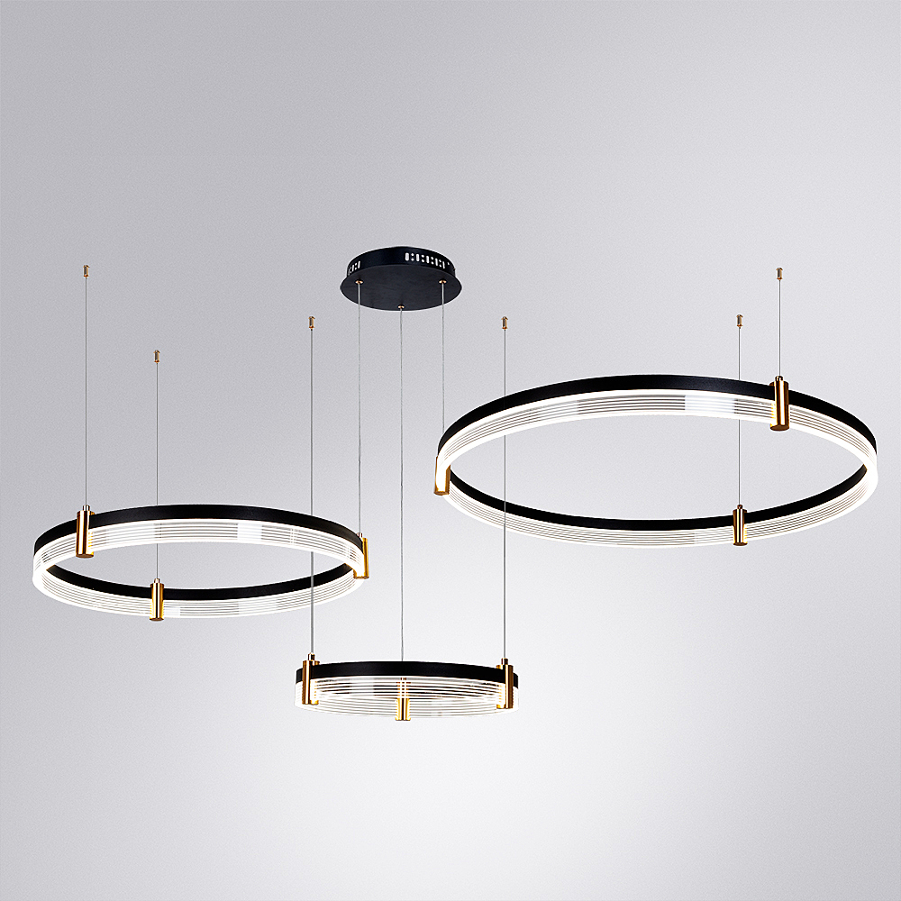 Подвесная люстра Arte Lamp Mercury A2185SP-3BK