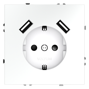 Розетка (Белый) Voltum Voltum S70 VLS040402