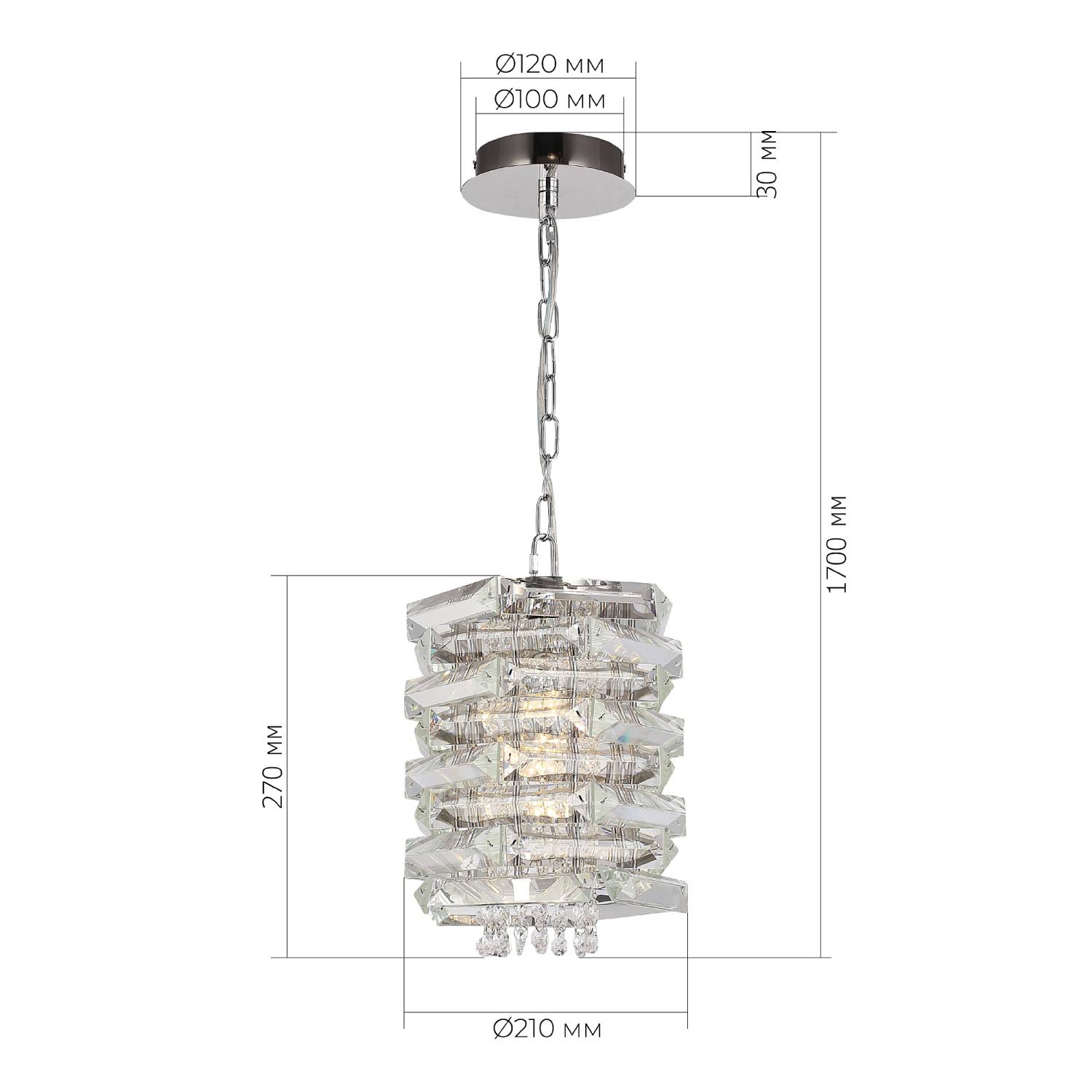 Светильник подвесной ST Luce Strozzi SL6137.103.01 Светильник подвесной ST Luce Strozzi SL6137.103.01