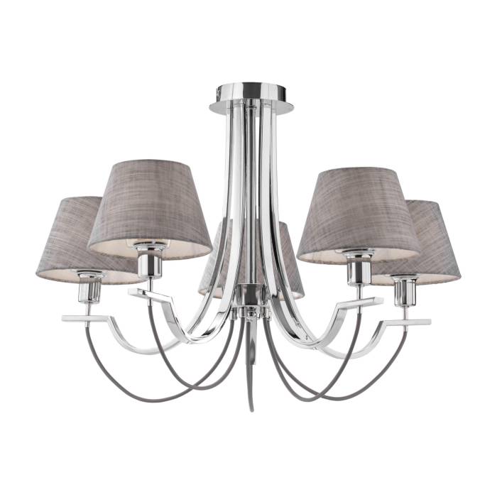 Потолочная люстра Freya Felisa FR5019CL-05CH Потолочная люстра Freya Felisa FR5019CL-05CH