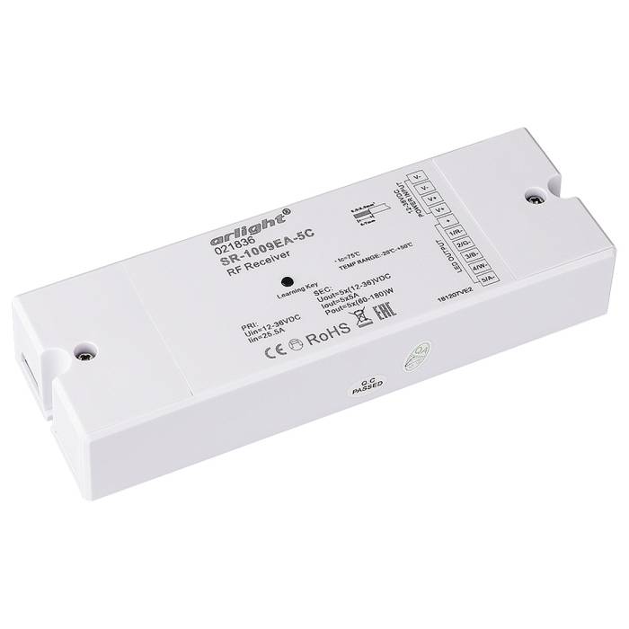 Контроллер для светодиодной RGB+CCT светодиодных лент (ШИМ) Arlight 021836