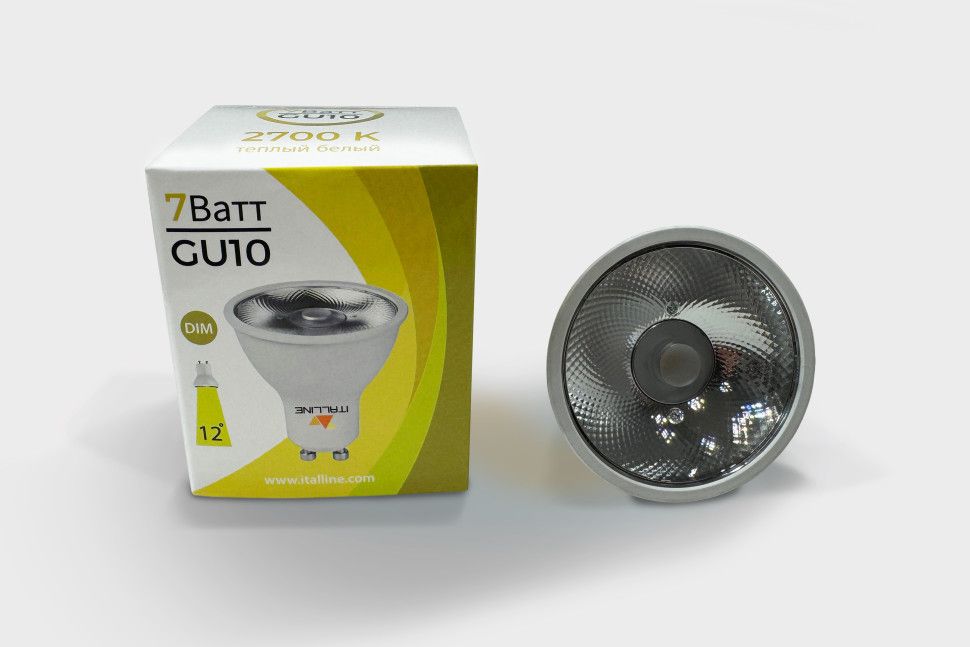 Светодиодные лампочки Italline HL GU10/7W/2700K DIM (LED)  (7Вт)  (2700K) 