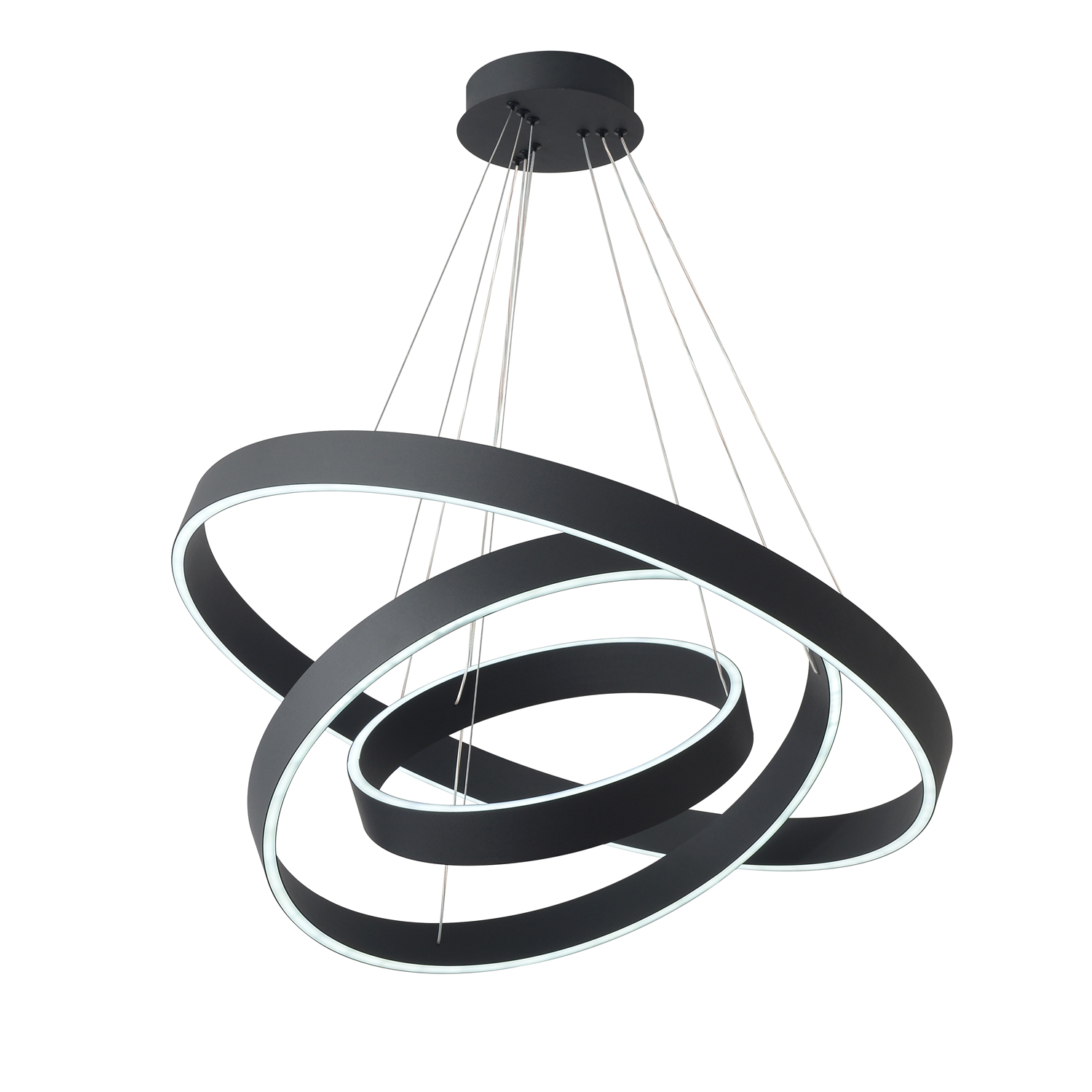 Подвесная люстра Crystal Lux Tron TRON SP158W LED BLACK