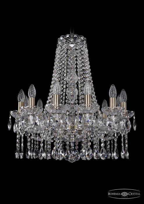 Подвесная хрустальная люстра 1413 Bohemia 1413/12/200/h-60 Pa