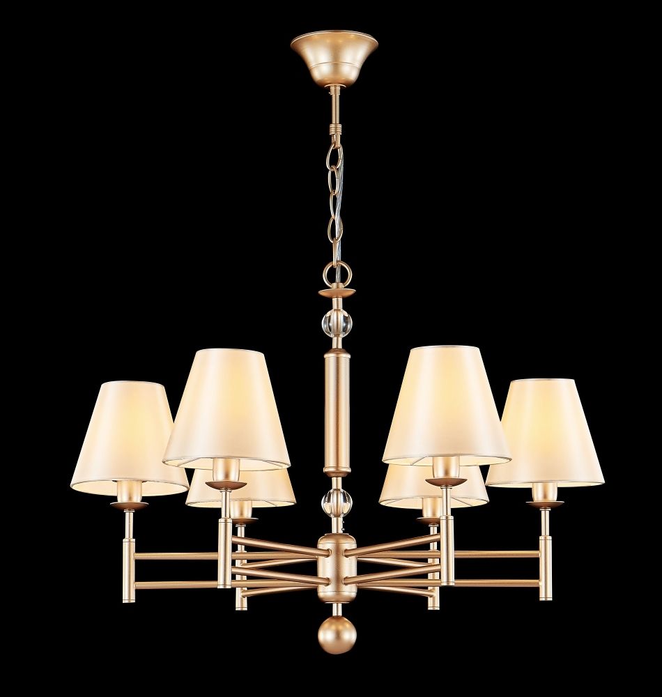 Подвесная люстра Crystal Lux Flavio FLAVIO SP6 GOLD