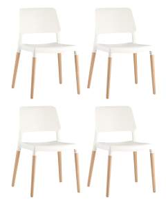 Комплект стульев Stool Group Bistro 8086 WHITE X4