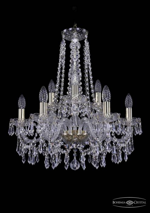 Подвесная хрустальная люстра 1403 Bohemia 1403/6+3/195/h-60 G