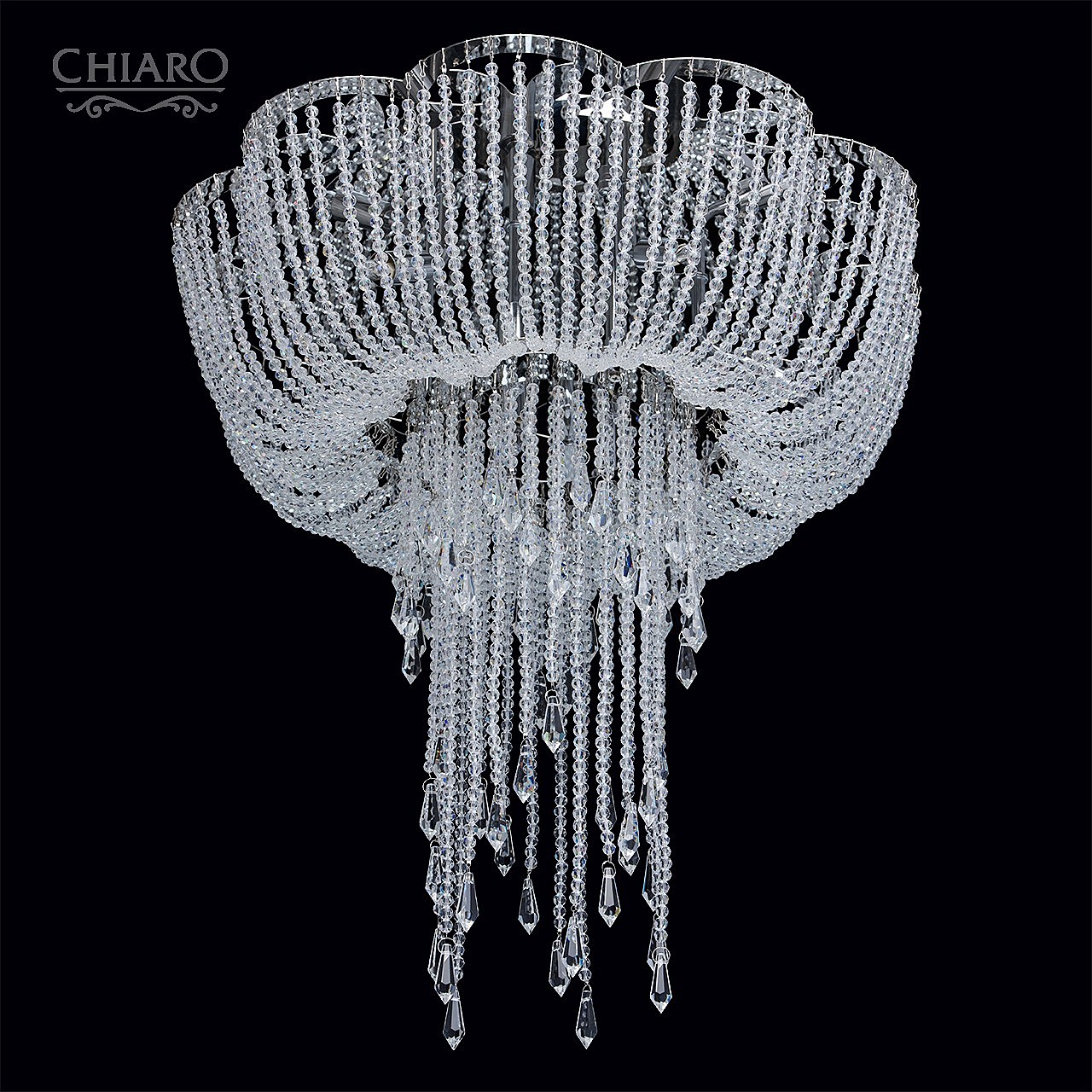 Потолочная хрустальная люстра Chiaro Сюзанна 458011608