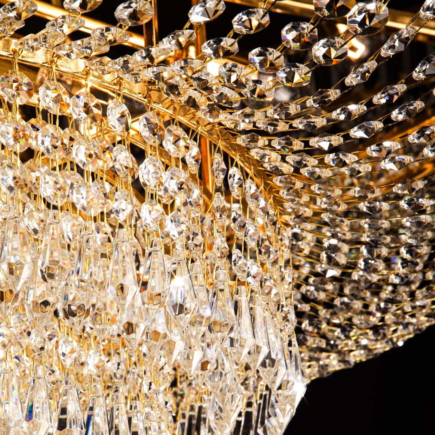 Потолочная хрустальная люстра Bogates Solara 360 Strotskis