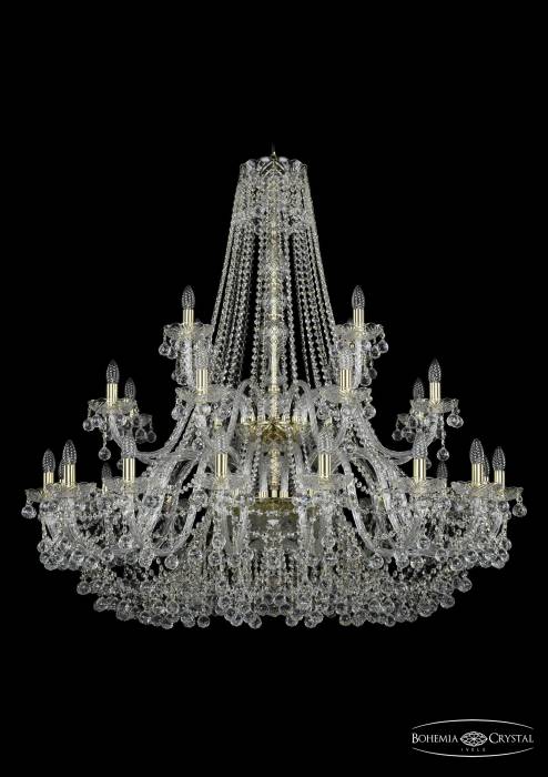 Подвесная хрустальная люстра 1409 Bohemia 1409/16+8+4/460/2d G