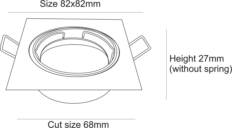 Встраиваемый светильник Deko-Light Built-in 449210