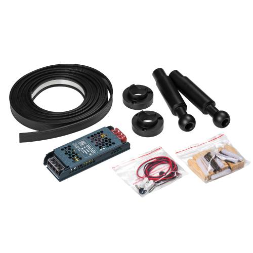 Тросовая система CORDA 5м и блок питания на 100W (max мощность ленты 18W/метр) Lightstar Corda 100CORDA5