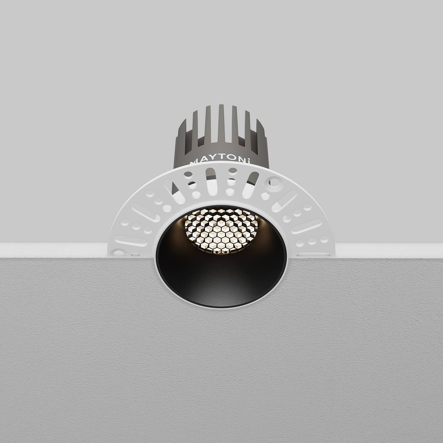 Встраиваемый светильник Maytoni Dip DL124-10W-4K-TRS-B