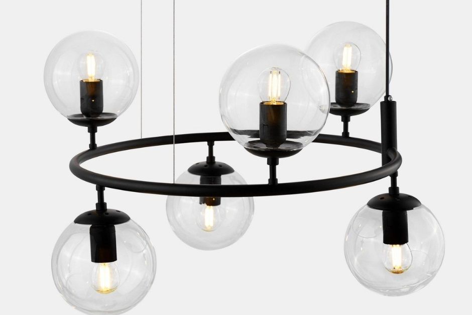 Подвесная люстра Lumina Deco Ceredo LDP 6034-6 RND BK